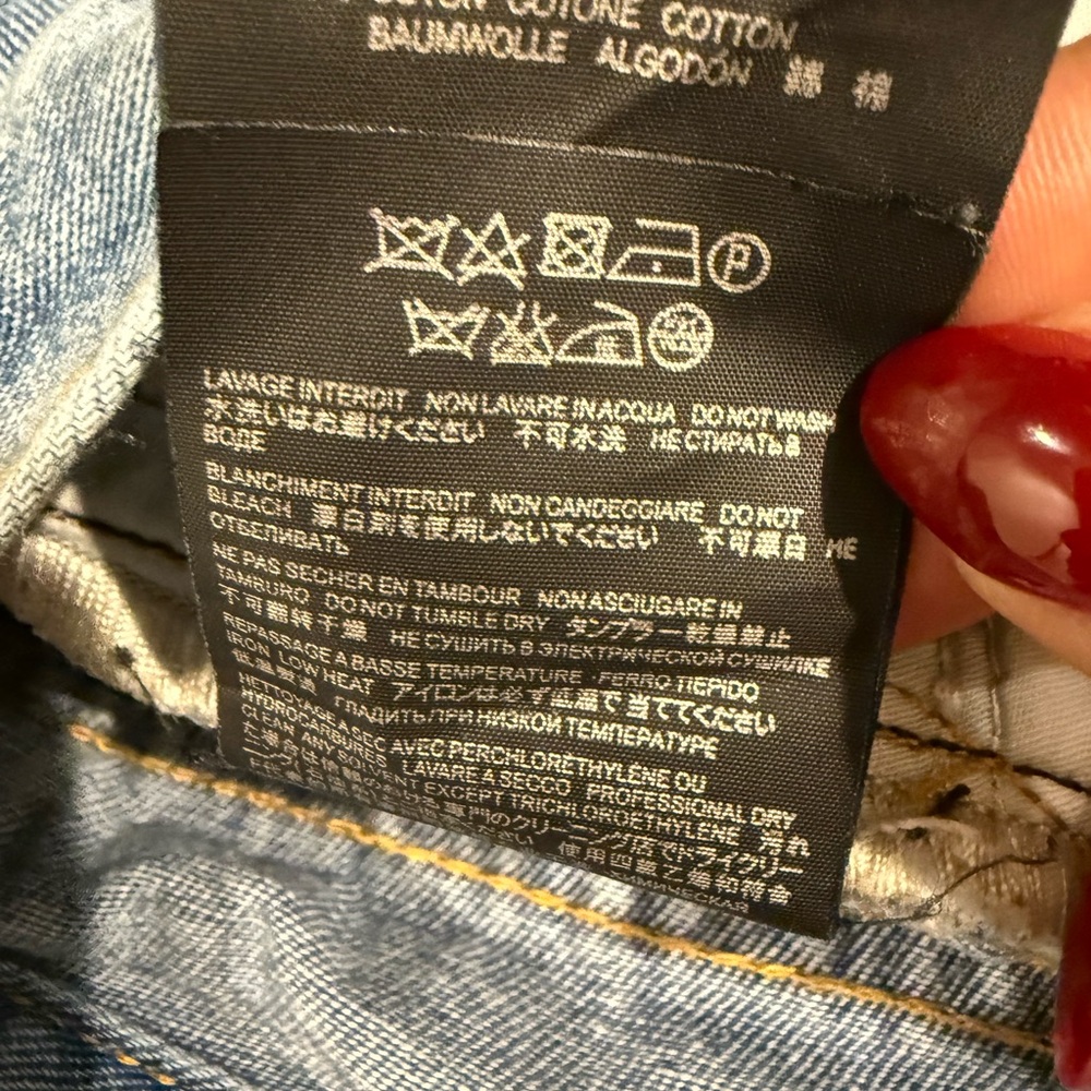 Saint Laurent Blue Denim Mini Skirt - Picture 7 of 7
